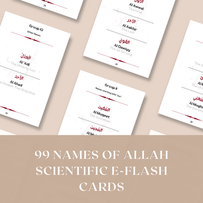 99 Names of Allah- Digital Download.